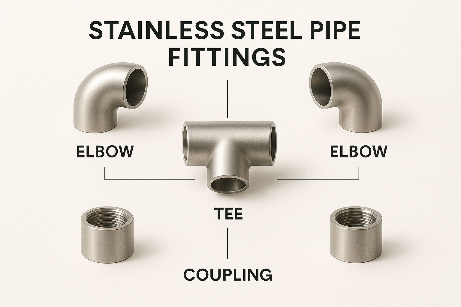 Types of Stainless Steel Fittings: SS 310, 904L, 317L & When to Use Them