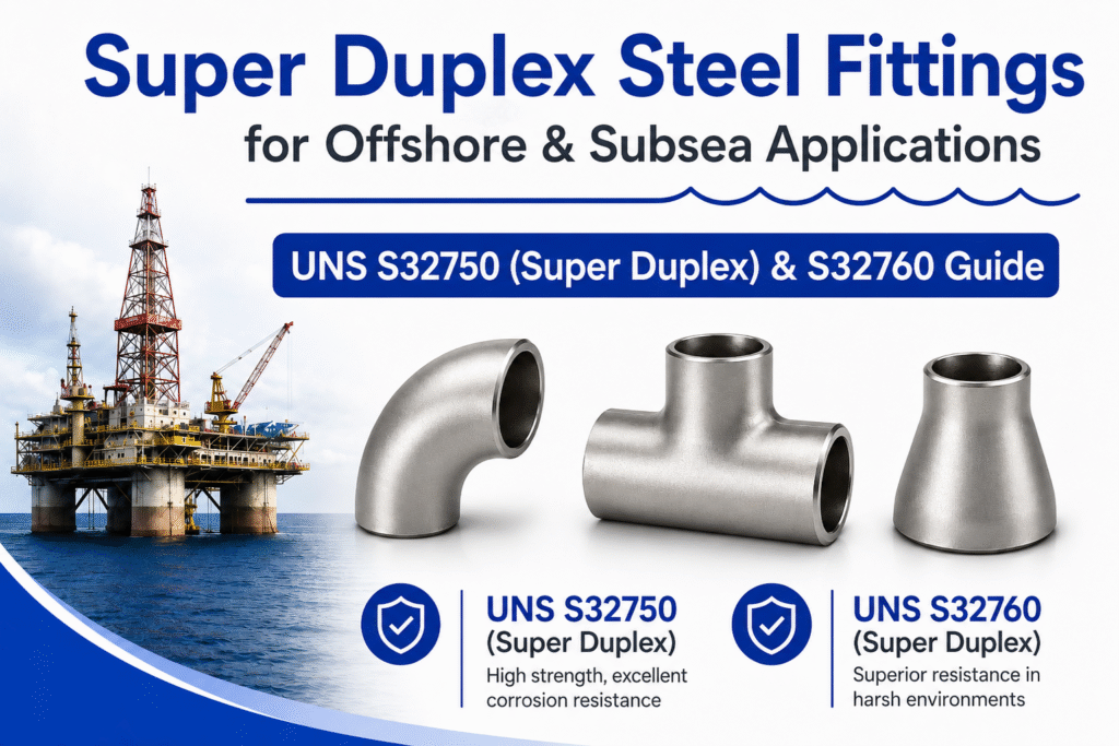 Super Duplex Steel Fittings for Offshore & Subsea Applications: UNS S32750 & S32760 Guide