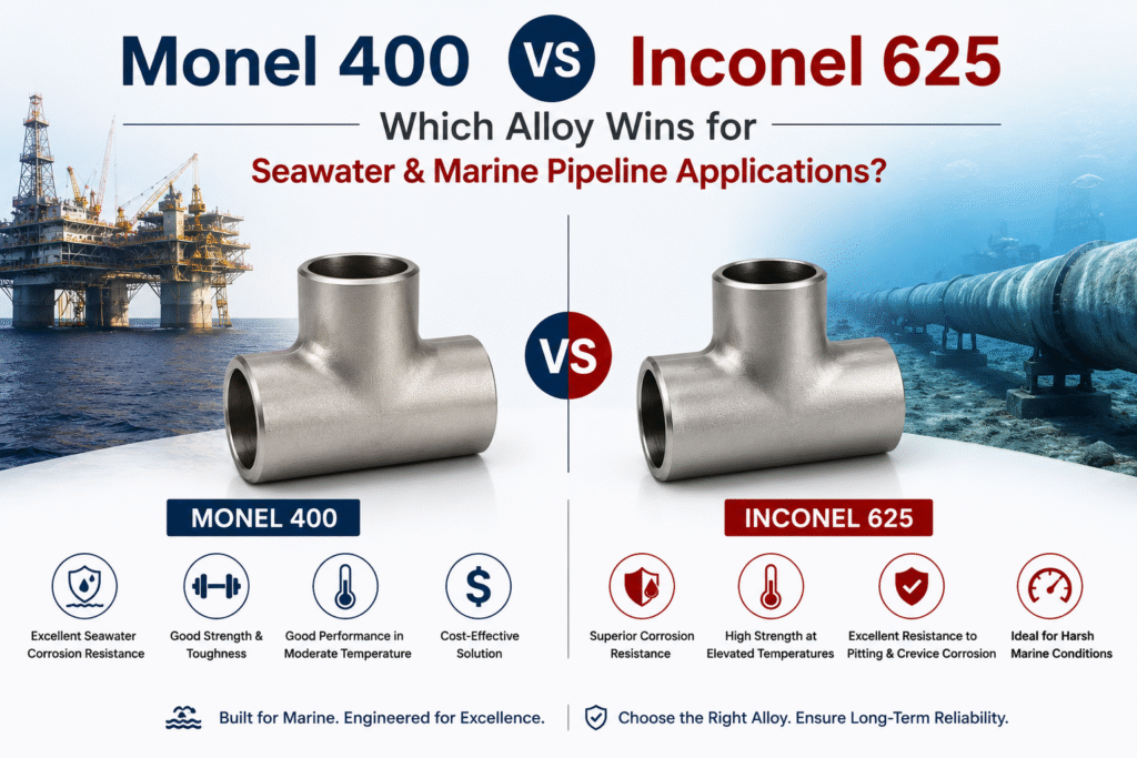 Monel 400 vs Inconel 625: Which Alloy Wins for Seawater & Marine Pipeline Applications?