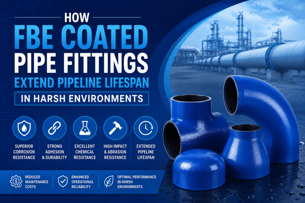 FBE Coated Pipe Fittings Extend Pipeline Lifespan in Harsh Environments
