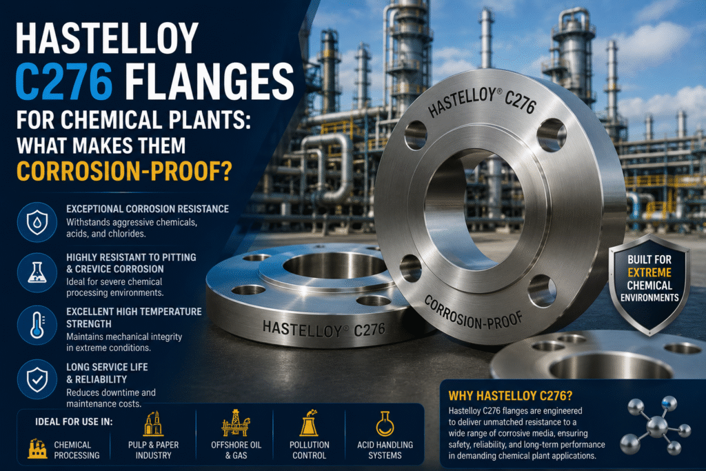 Hastelloy C276 Flanges for Chemical Plants: What Makes Them Corrosion-Proof?
