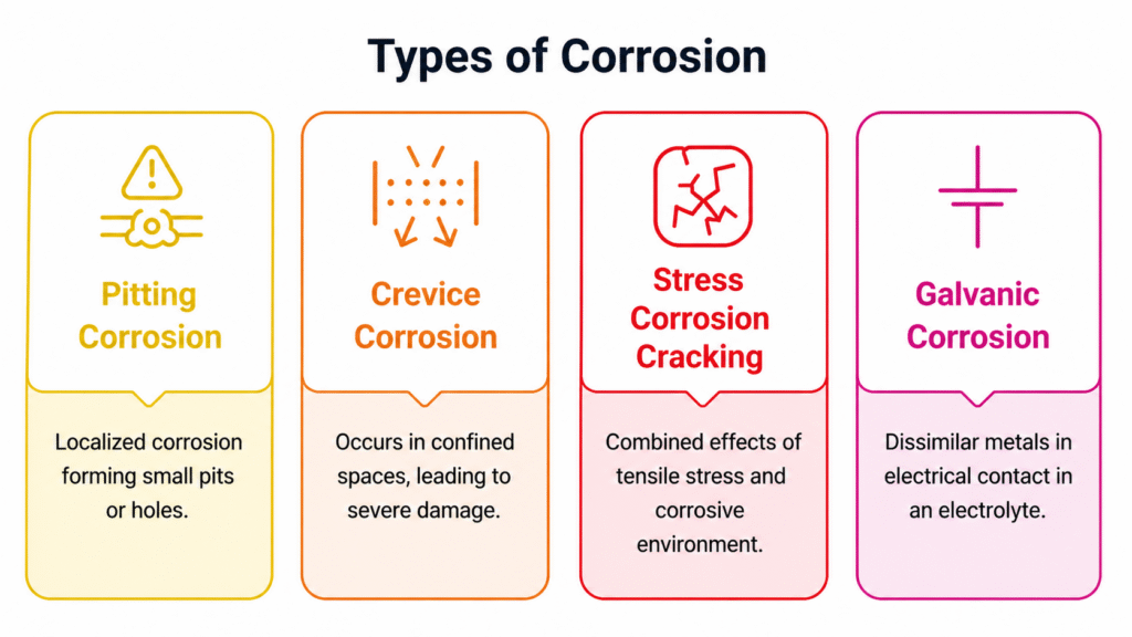 Types of corrosion