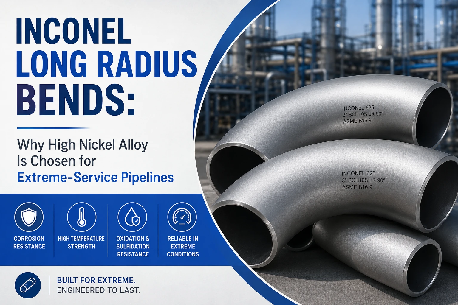 Inconel Long Radius Bends: Why High Nickel Alloy Is Chosen for Extreme-Service Pipelines