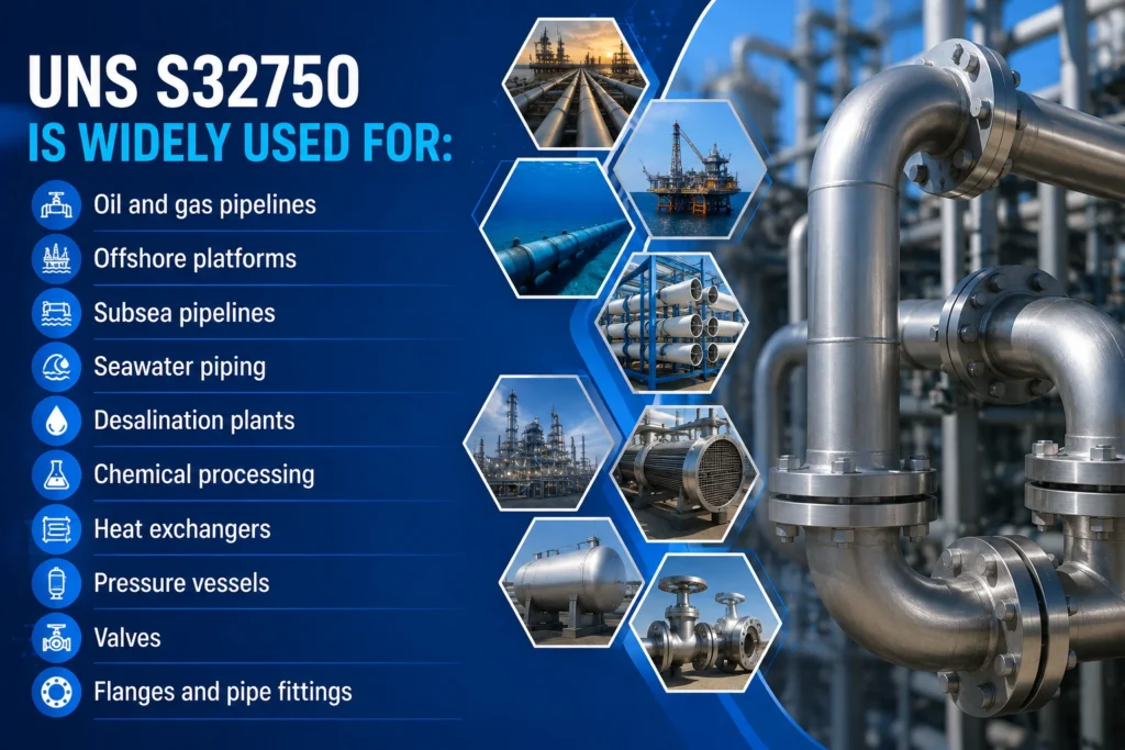 Applications of UNS S32750